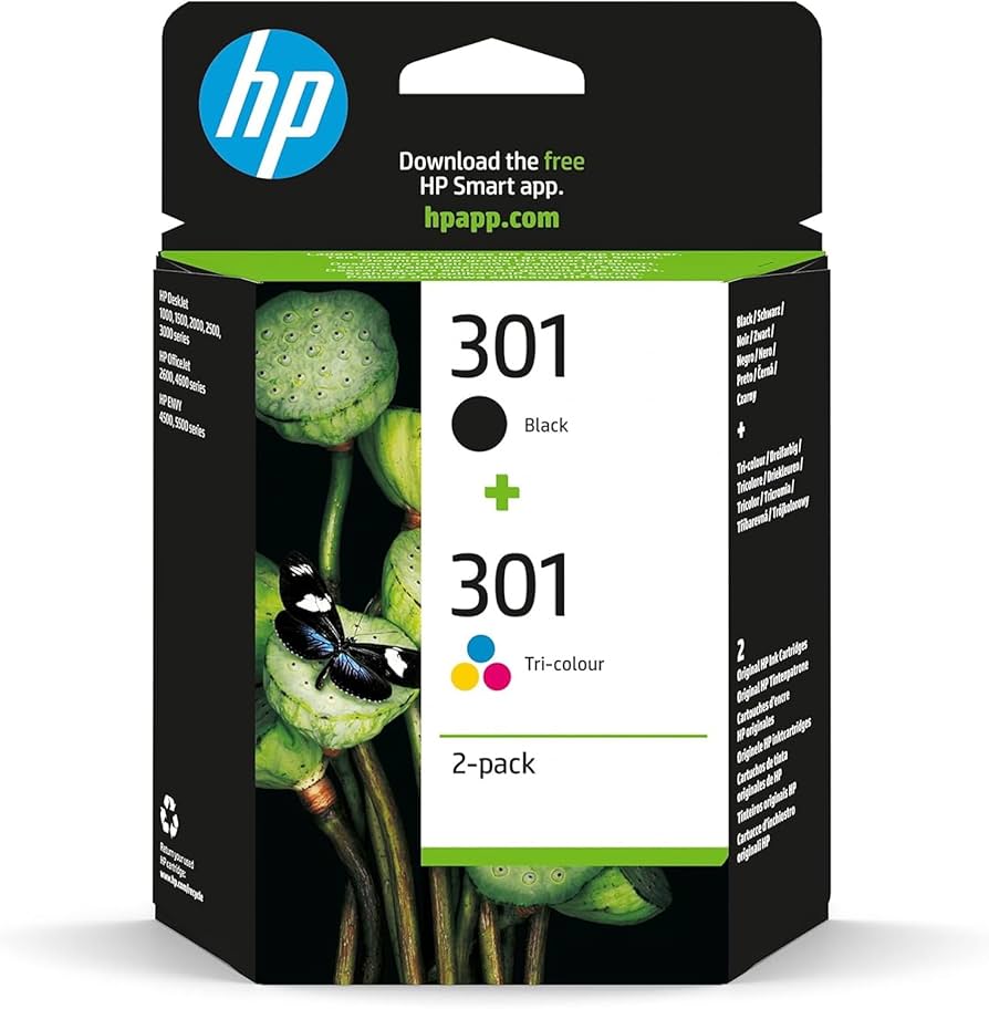 Cartucho HP  301 NEGRO